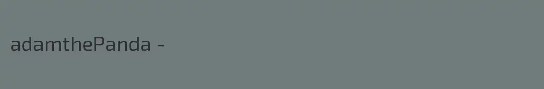 adamthePanda -